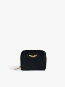 Hot Zadig & Voltaire Mini ZV PurseICONIC Noirgold